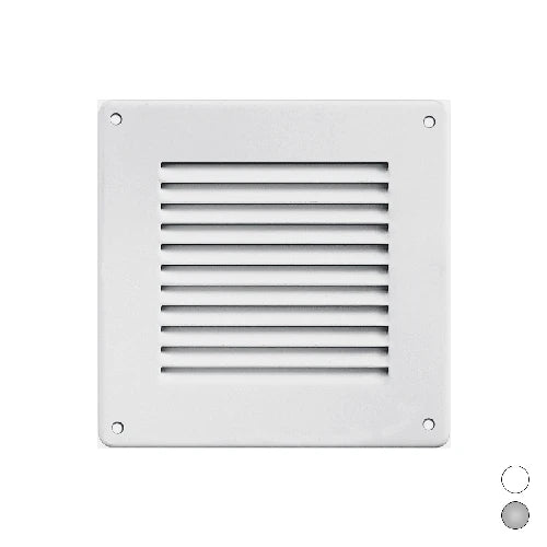 Griglia in metallo da sovrapporre con rete l. 140 x h. 140 mm bianco