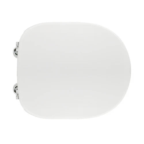 Sedile wc per esedra vaso my fair forma 6 bianco cerniere a passanti