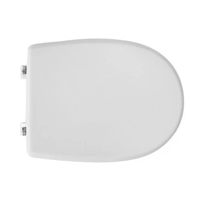 Sedile wc per astra vaso gemma forma 6 bianco cerniere a passanti