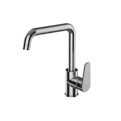 Miscelatore monocomando lavello canna quadra serie smeraldo cromo