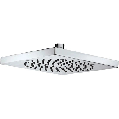 Soffione cube autopulente 210x210 con snodo cromo