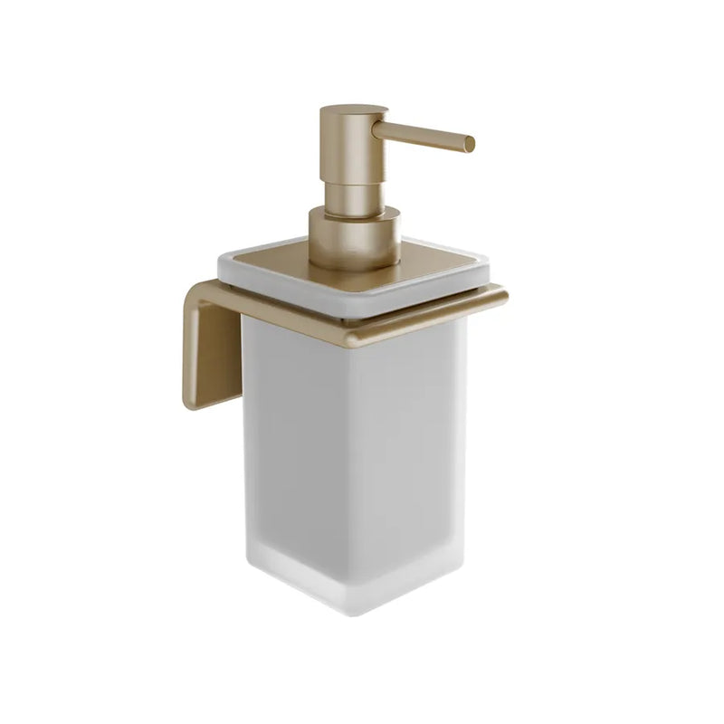 Wall-mounted soap dispenser in Brass and AISI 304 Steel with dispenser in Cromall Gedy Il Giglio series - Chrome