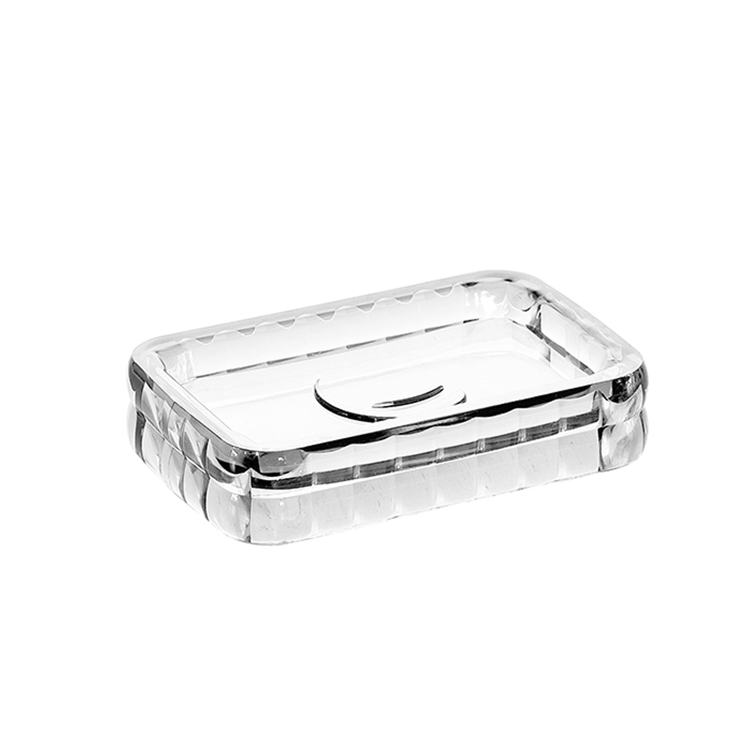 Portasapone da appoggio Gedy serie Glady - Trasparente