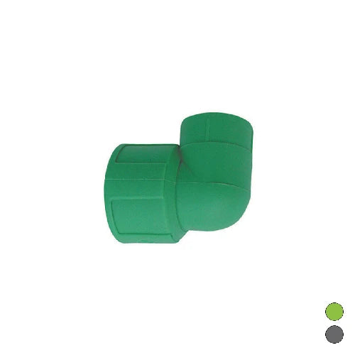 Gomito filettato femmina in polipropilene 1/2 x diam. 25