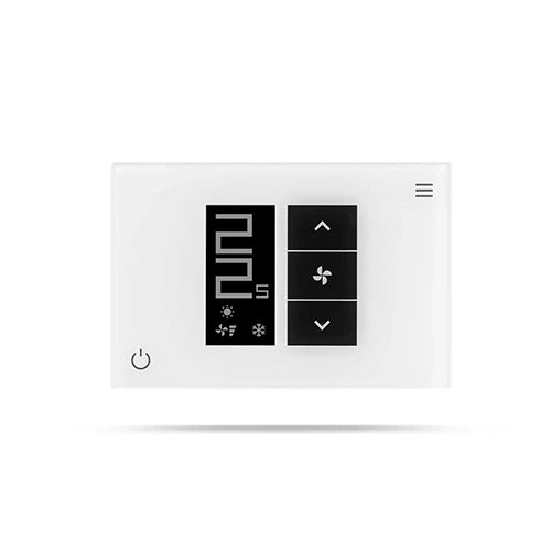 Cronotermostato smart diamond wifi fancoil bianco