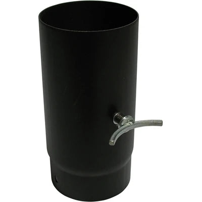 Tubo porcellanato h.250 c/valvola di regolazione scarico diam.130