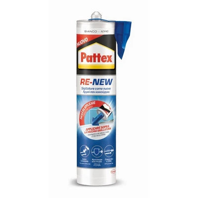 Pattex re new cartuccia 280 ml bianco