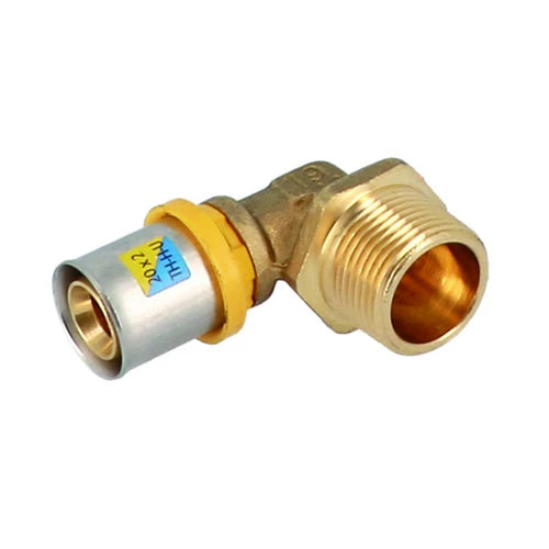 Angolo maschio a pressare per multistrato 1/2 x 16