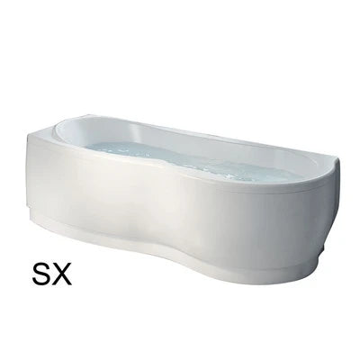 Vasca angolare venus 170x70 sx con telaio