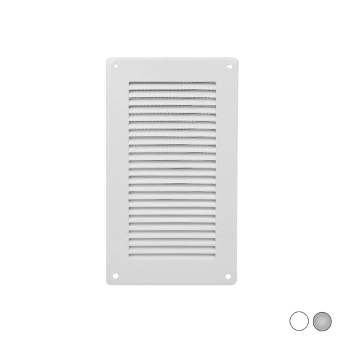 Griglia da sovrapporre in metallo con rete l. 140 x h. 240 mm bianco