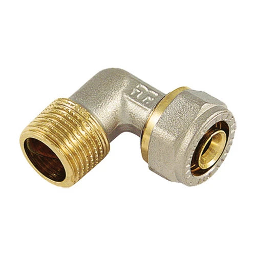 Raccordo curvo maschio serie ins per multistrato 1/2 x 20