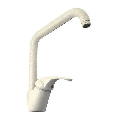 Miscelatore lavello canna girevole mod. quadro serie marzia granito avena