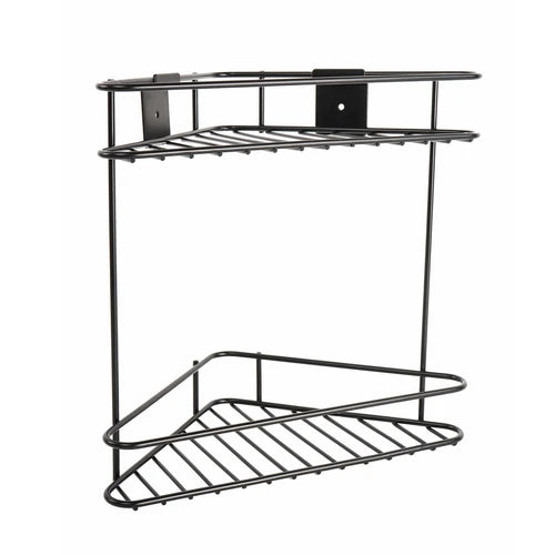 Angolare doppio doccia new chrome evo nero opaco