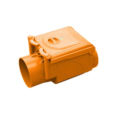 Valvola antiriflusso in pvc arancio mf diam. 100