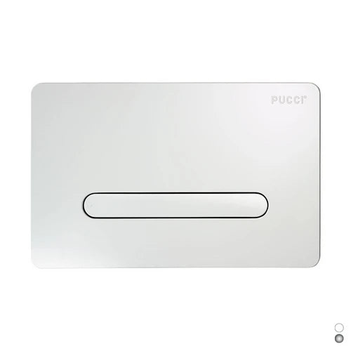 Placca per cassetta pucci sara tratto linea mod. 2014 cromo
