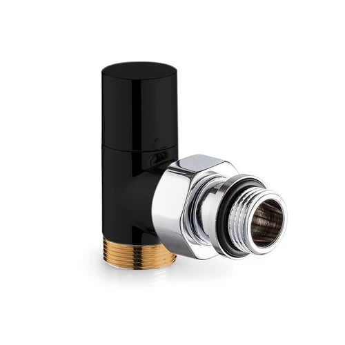 Valvola a squadra tondera light 1/2 nero