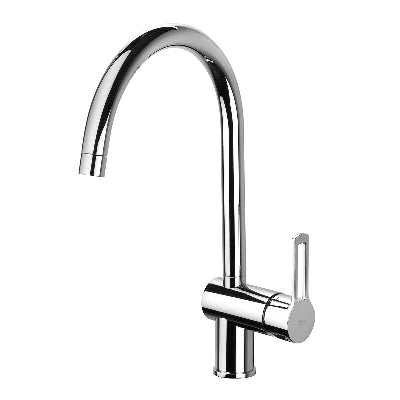 Miscelatore monoc. lavello canna alta linea ringo cromo