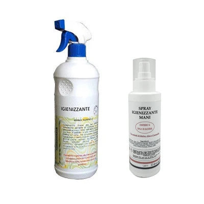 Igienizzante mani spray base alcolica top quality 1 lt