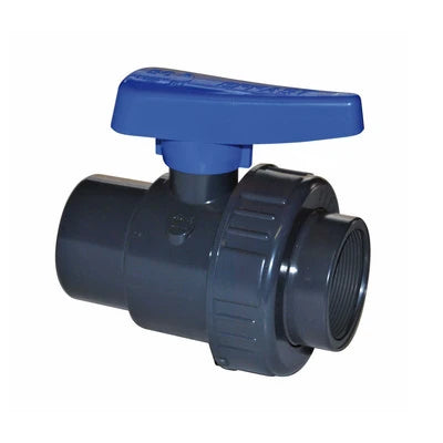 Valvola a sfera monoghiera in pvc con filetto ff 2