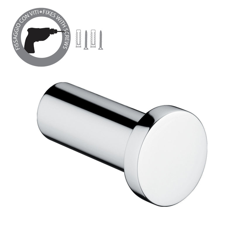 Appendiabiti in ottone e Cromall Gedy serie Canarie - Cromato by CeramicStore | Lo specialista del tuo bagno