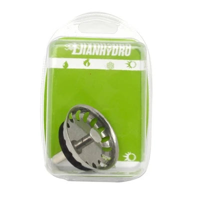 Tappo cestellino inox dm 52 mod. lux per piletta blister -