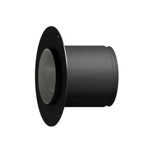 Rosone a muro con elemento dritto l. 125mm mf diam. 150 / rosone d.250