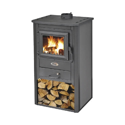 Stufa a legna silvia 7-8 kw nera