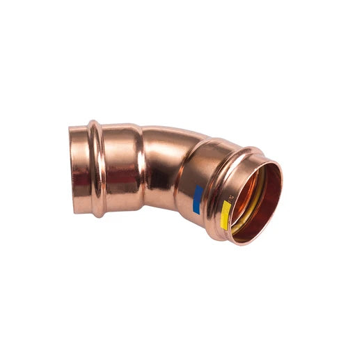 Curva a 45 ff a pressare per acqua e gas b one diam. 18