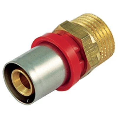Raccordo press diritto maschio compact per multistrato 26 x 3 0 -3/4