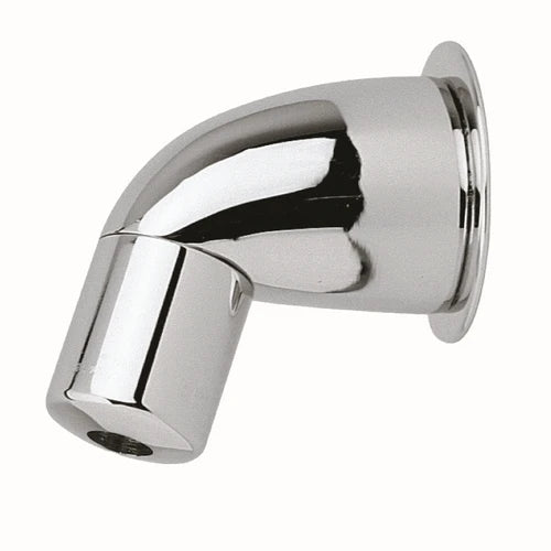 Braccio doccia antivandalo c/soffione incorporato ottone cromo 1/2