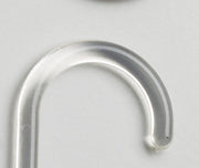 12 anelli per tenda doccia in resine termoplastiche di Gedy - Trasparente by CeramicStore | Lo specialista del tuo bagno