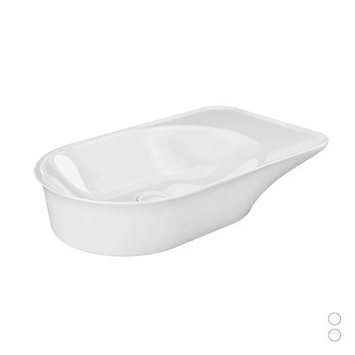 Lavabo da appoggio valet da 64 cm bianco opaco