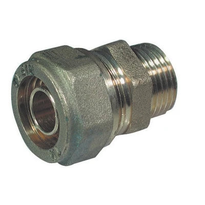 Raccordo diritto maschio per tubo cobra-pex 1/2 x 18