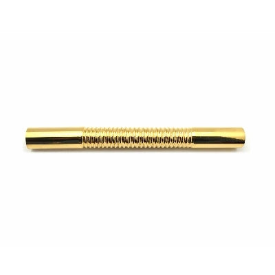 Canotto in ottone rigato d. 30 x 300 dorato