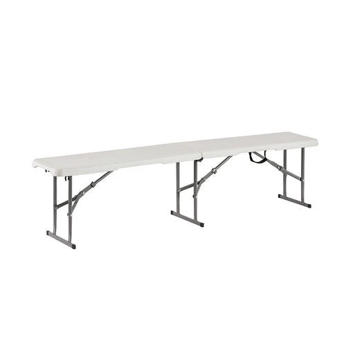 Panca pieghevole gryn in plastica cm 183 x 28 x 43