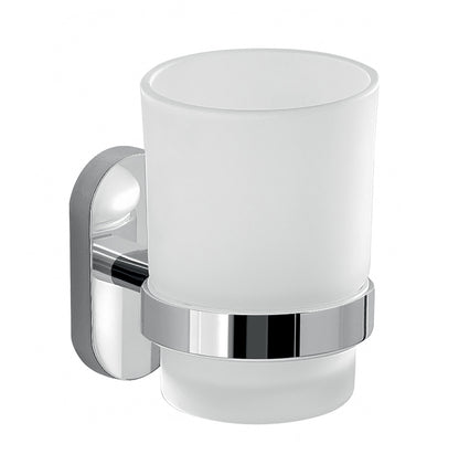 Portaspazzolini in Acciaio Inox Gedy serie Febo - Cromato by CeramicStore | Lo specialista del tuo bagno