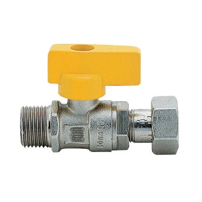 Rubinetto a sfera per gas diritto maschio 1/2 x 3/4 dn 15x20