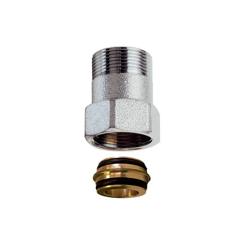Prolunga diritta cromata fil. 24x19 lungh. 30 mm