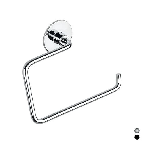 Porta asciugamani ad anello modello wind nero