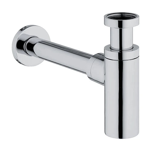 Sifone di scarico tondo moderno 1 1/4 cromo