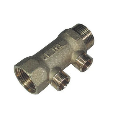Collettore mf da 1 x 1/2 per ogiva teflon 2 vie