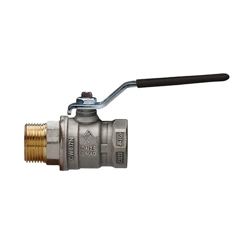 Valvola a sfera a passaggio totale mf leva acciaio junior sfer 3/4 dn 20 pn 40