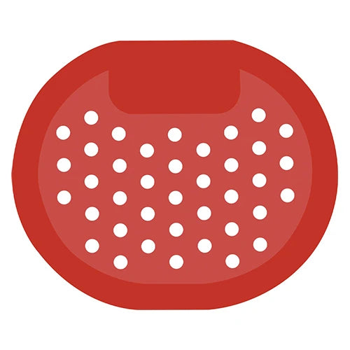 10 pz filtri per orinatoi 168x140 rosso