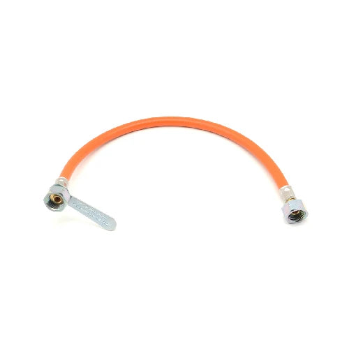 Flessibile gas ff in gomma con chiavetta cm 100