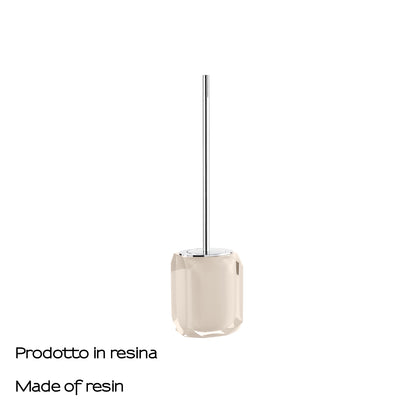 Scopino con ciuffo in setole Gedy serie Chanelle - Tortora Chiaro by CeramicStore | Lo specialista del tuo bagno