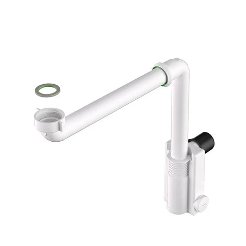 Sifone per lavabo murales salva spazio con ispezione 1 1/4 x 32/40