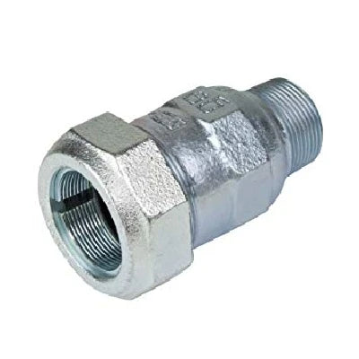 Gusseiserne Klemmverschraubung für Stahlrohre, Typ A, 3/4 x 26, 9 mm