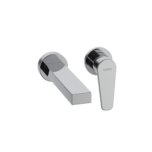 Miscelatore monocomando lavabo a muro serie smeraldo cromo