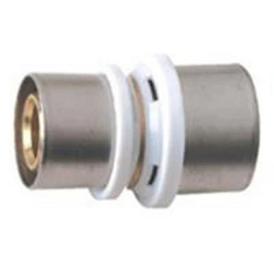 Raccordo diritto doppio ridotto ibp a pressare per multistrato diam. 26x16