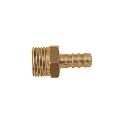 Simple male hose-tail fitting for LPG gas, 1/2"